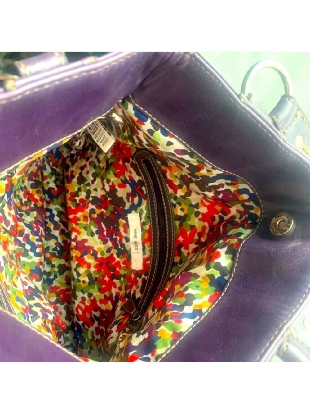 💜 Nine West - Purple Multi Purpose Bag - Picture 3 of 8